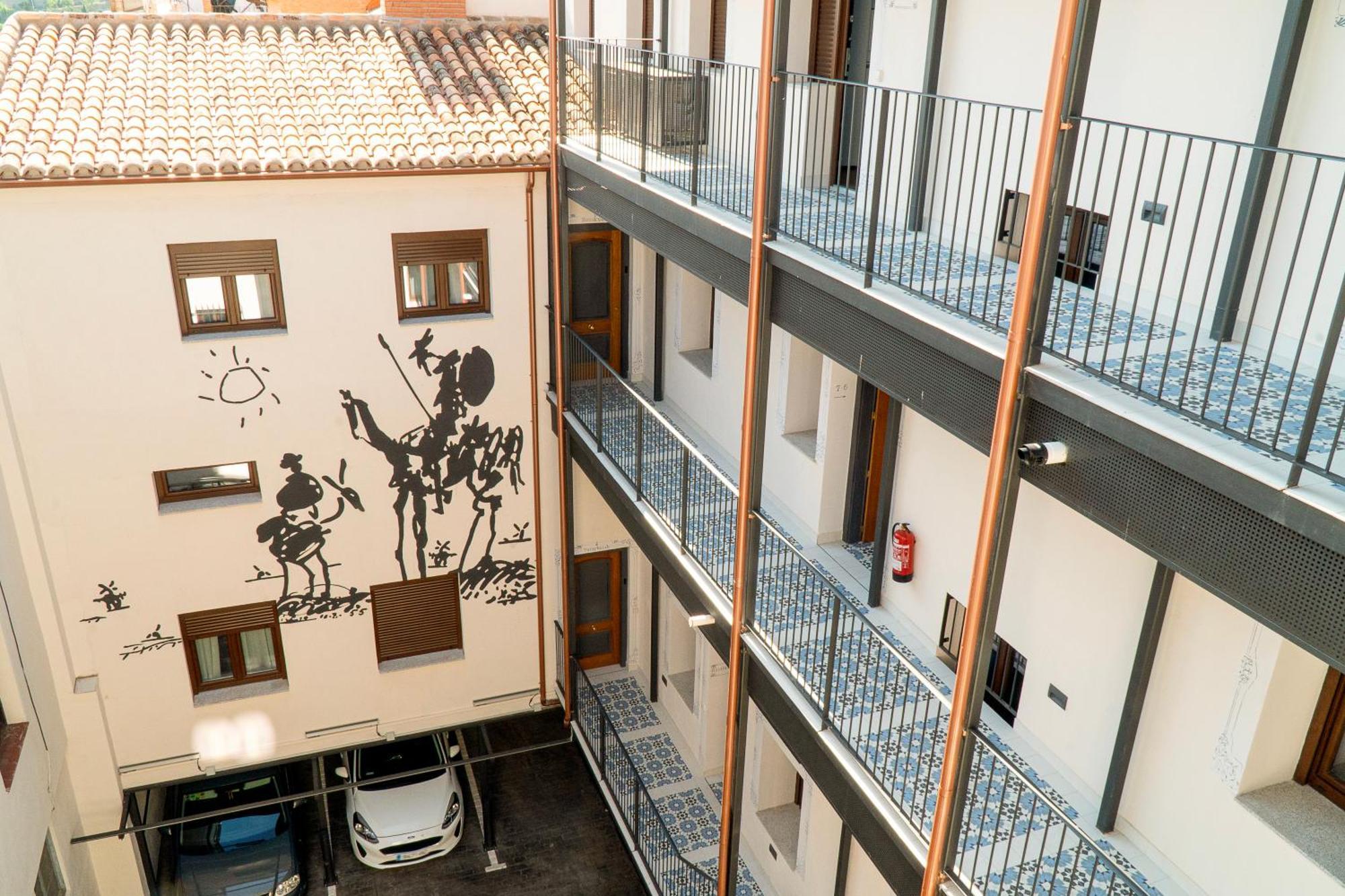 Cervantes 5 Collection - Greco Aparcamiento En El Edificio 托萊多 外观 照片
